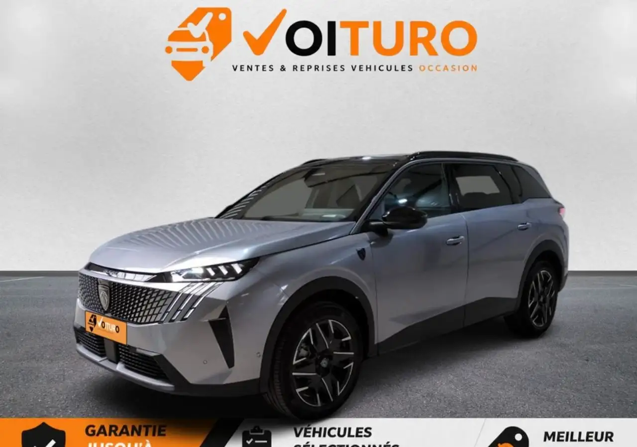 Peugeot 5008 hybrid 145 bva e-dcs6 7pl gt pack vision 360 & drive assist plus -garantie constructeur — photo 1 of 10