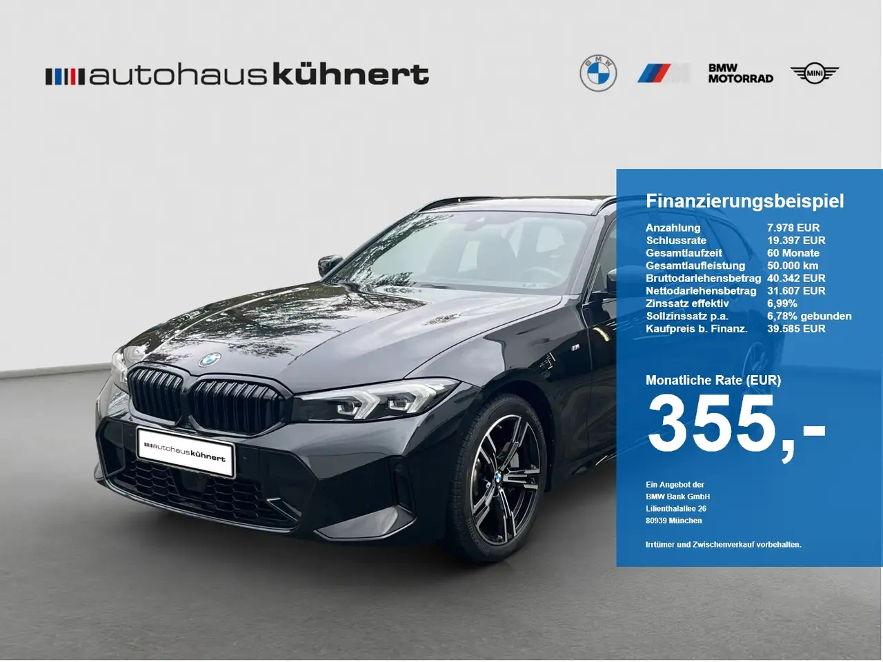 BMW 330 i xDrive Touring M-Sport ACC HiFi RFK DAB — photo 1 of 20