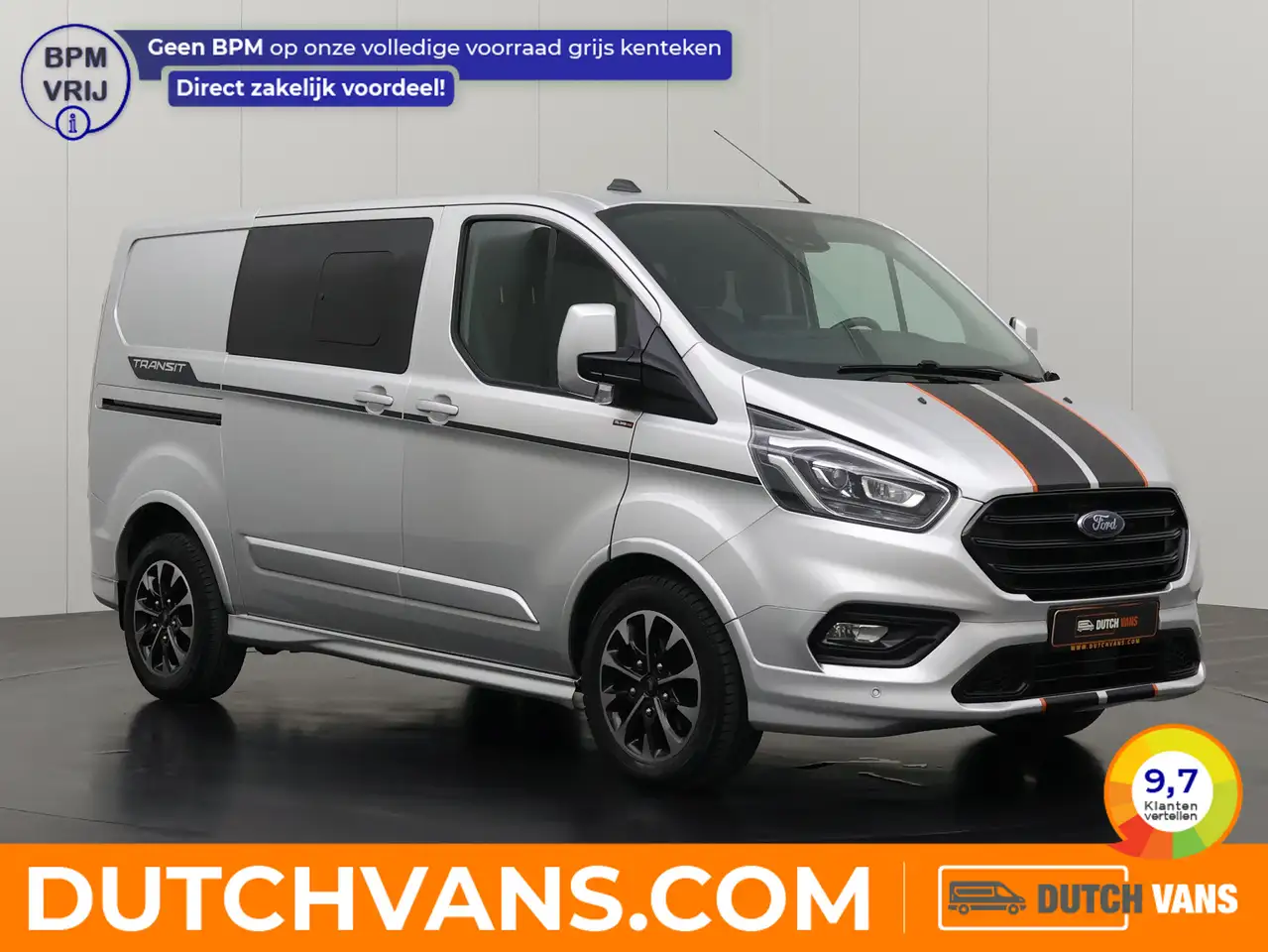 Ford Transit Custom 2.0TDCi 185PK Automaat Sport Dubbele Cabine | 2xSc — photo 1 of 37