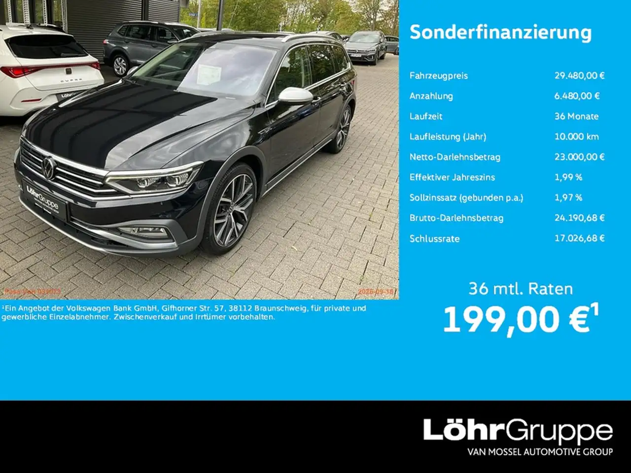 Volkswagen Passat Variant 2.0 TSI DSG 4M Alltrack "1,99%" AHK, Pano., Sta... — photo 1 of 19