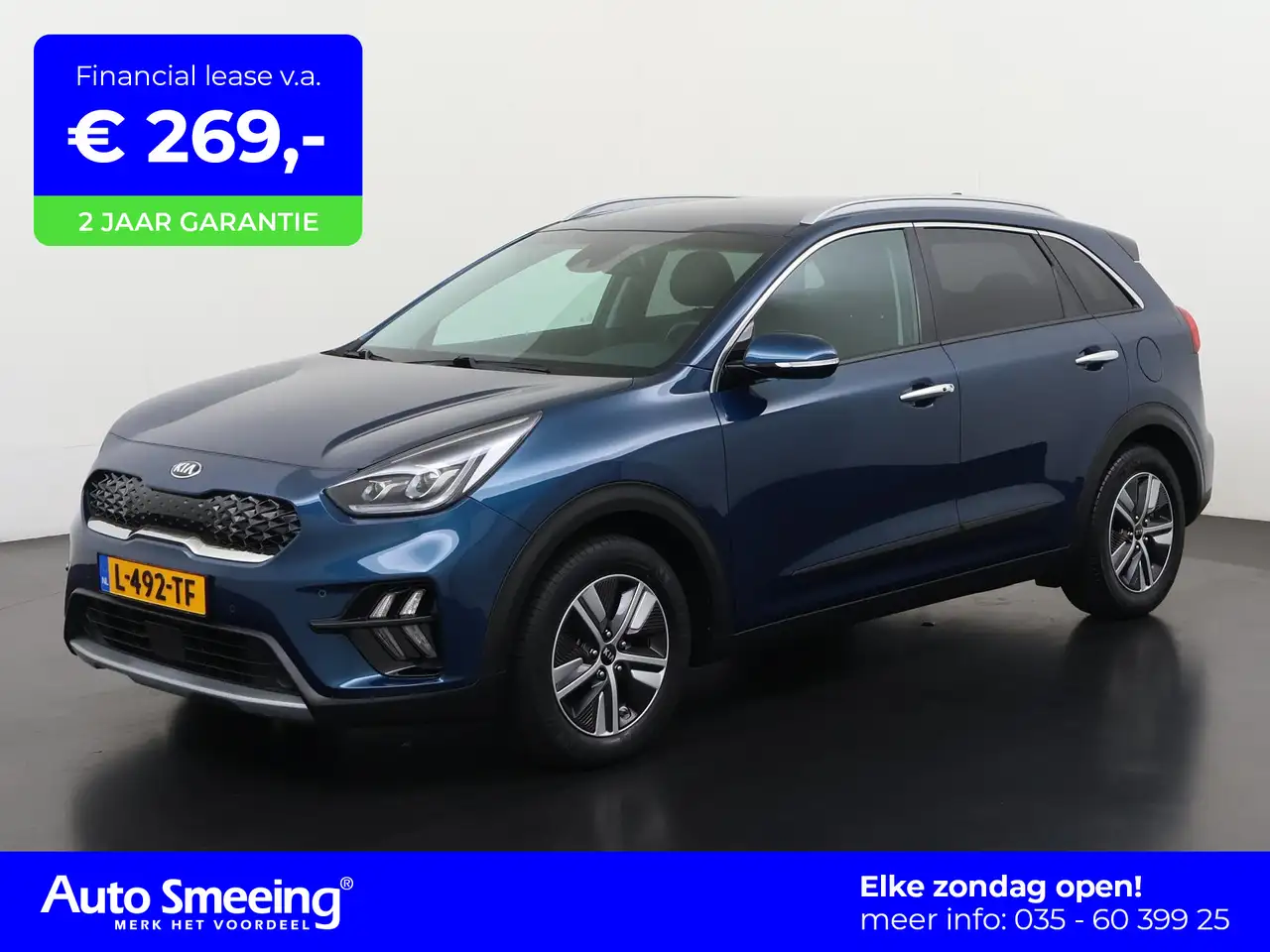 Kia Niro 1.6 GDi Hybrid DynamicPlusLine | Leder | Zondag Op — photo 1 of 40