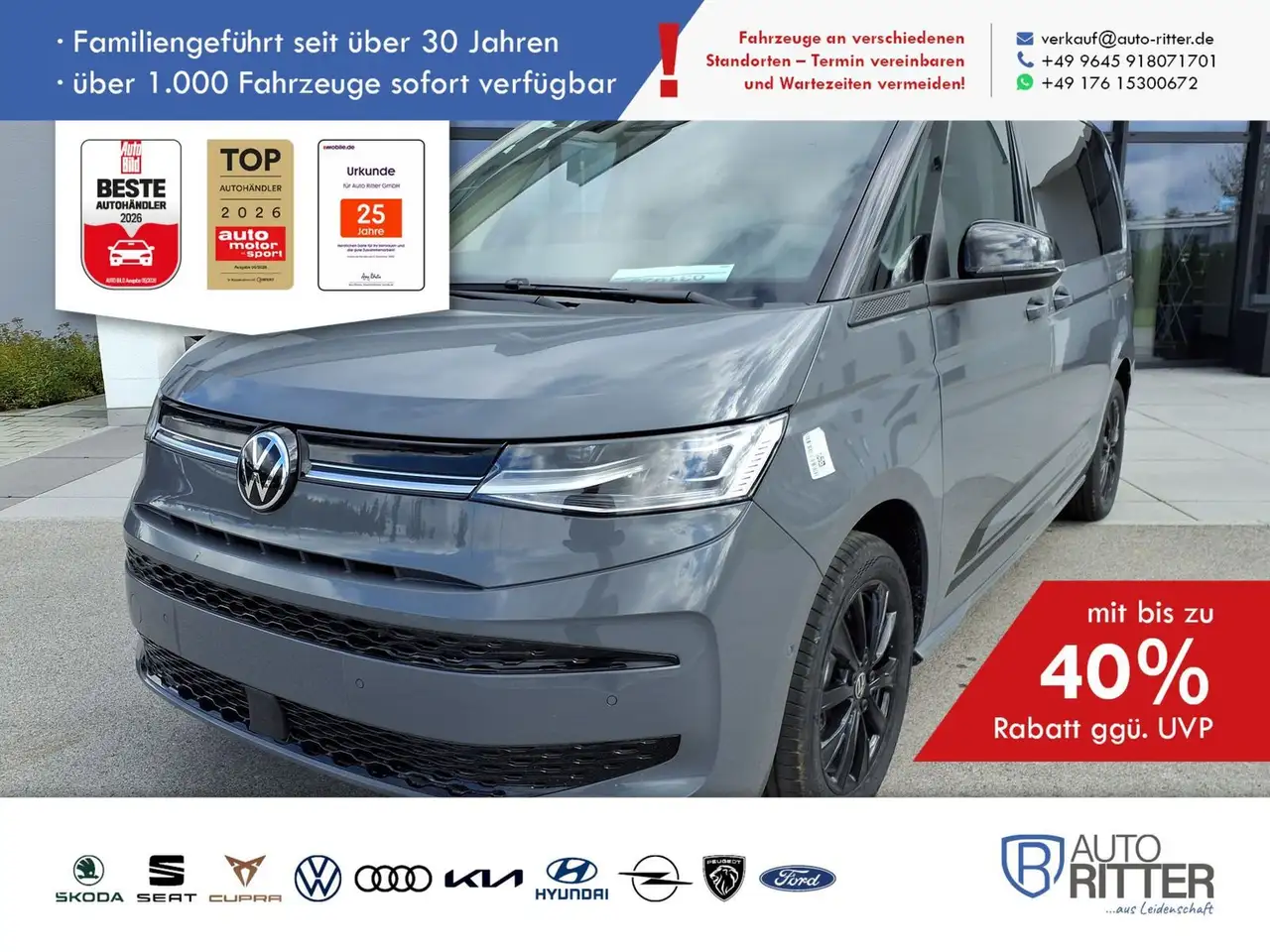 Volkswagen T7 Multivan Multivan Edition KÜ ACC|AHK|RFK|Matrix|LED|Ca... — photo 1 of 7