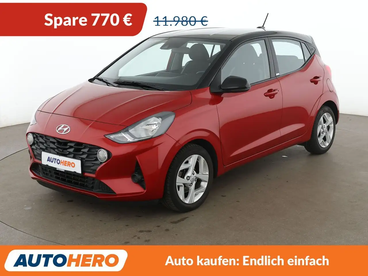 Hyundai i10 1.0 Trend*NAVI*SPUR*CAM*PDC*SHZ*KLIMA*TEMPO* — photo 1 of 28