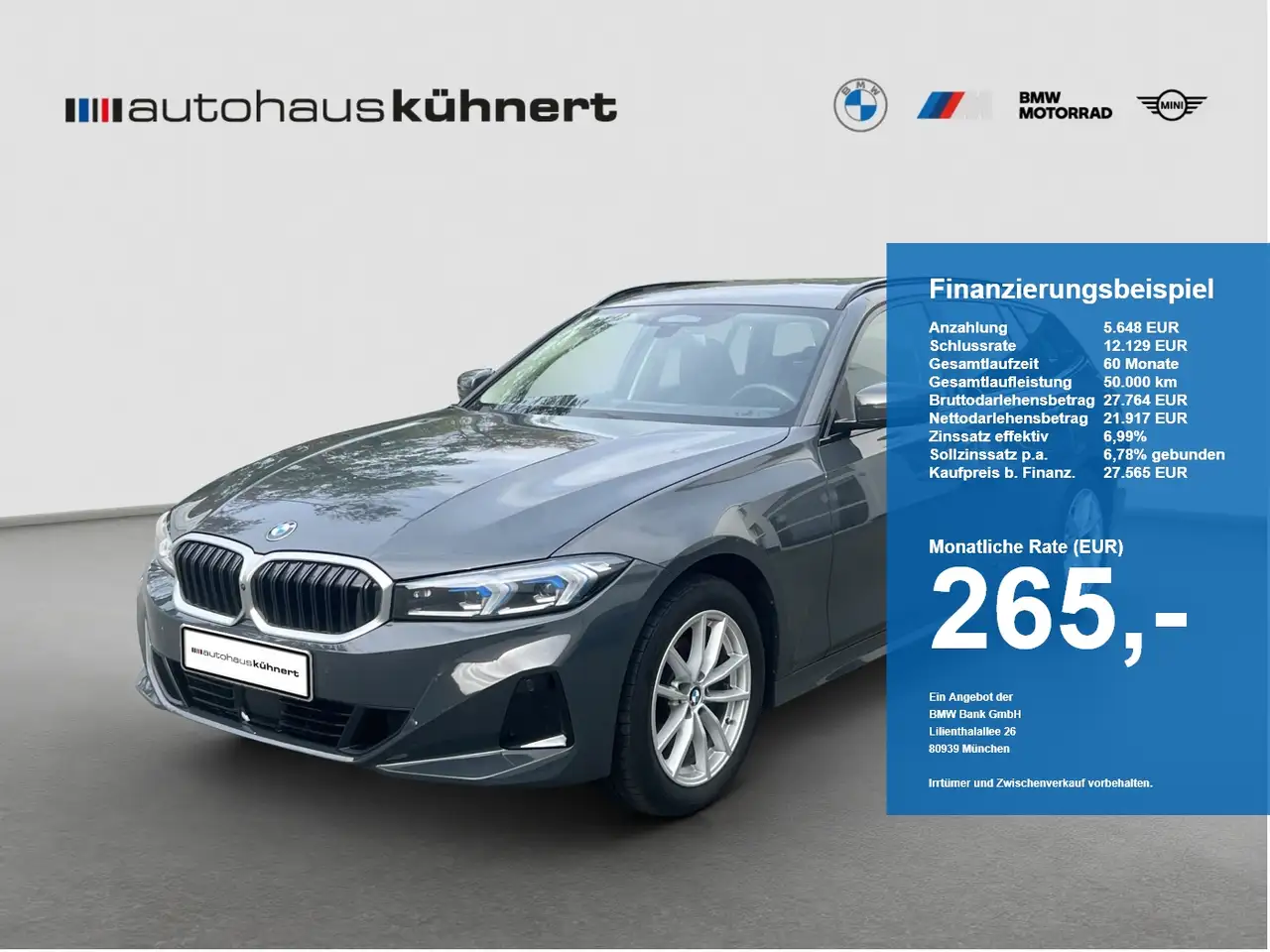 BMW 320 d Touring LED 360° HiFi DrvAssPro ParkAssPro — photo 1 of 20