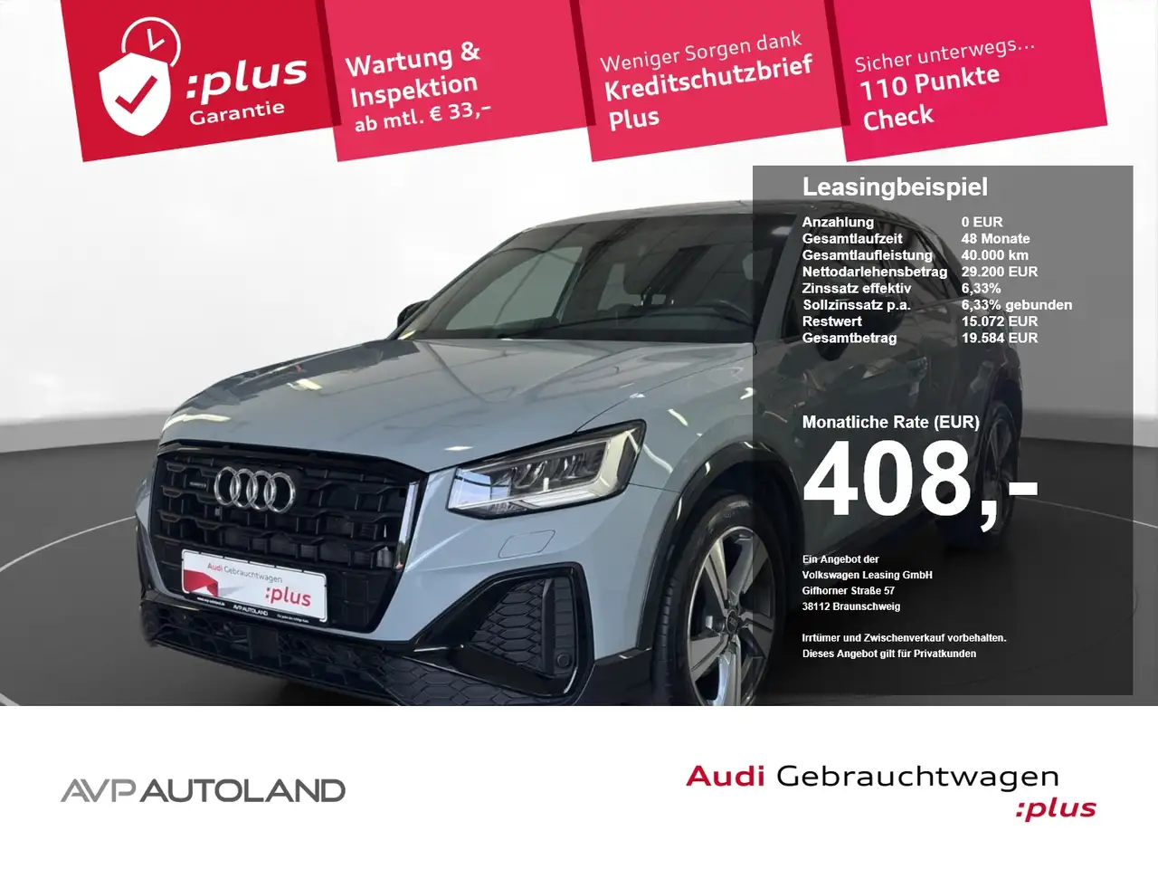 Audi Q2 40 TFSI quattro S tronic S line | AHK | NAVI — photo 1 of 15