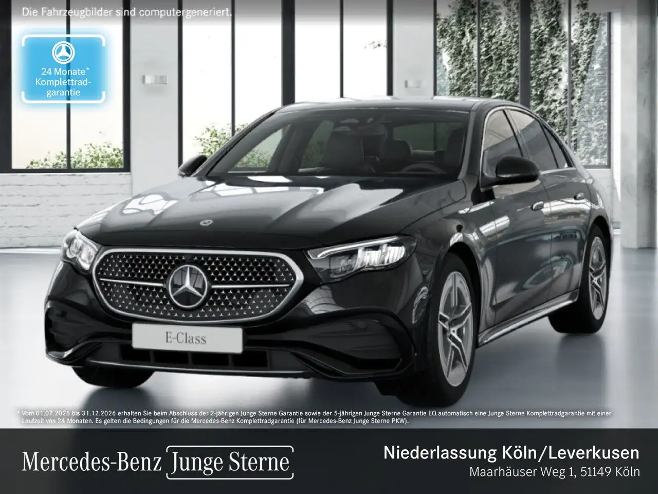 Mercedes-Benz E 220 d AMG LED Kamera Spurhalt-Ass PTS 9G Sitzh — photo 1 of 22
