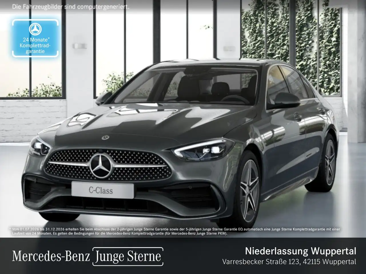 Mercedes-Benz C 180 AMG+LED+KAMERA+TOTW+KEYLESS+9G — photo 1 of 22