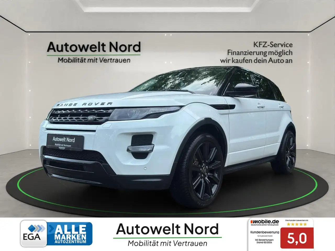 Land Rover Range Rover Evoque Pure~Bi-XENON KLIMAAUTOMATIK 20" ALU mit ALLWETTER — photo 1 of 21