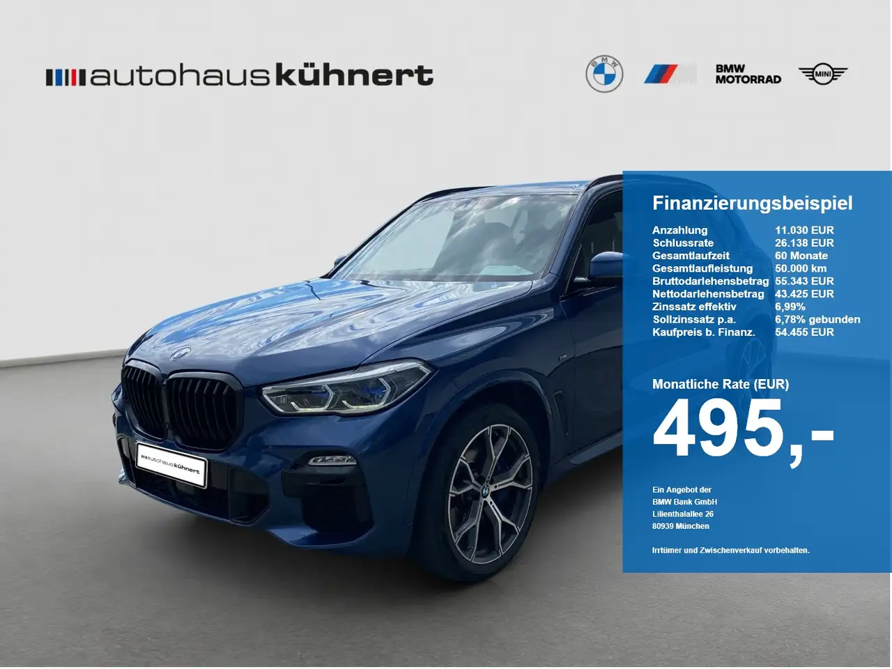BMW X5 M i AHK/Hifi H&K/Pano-D/Aktivlenkung/Alarm — photo 1 of 15