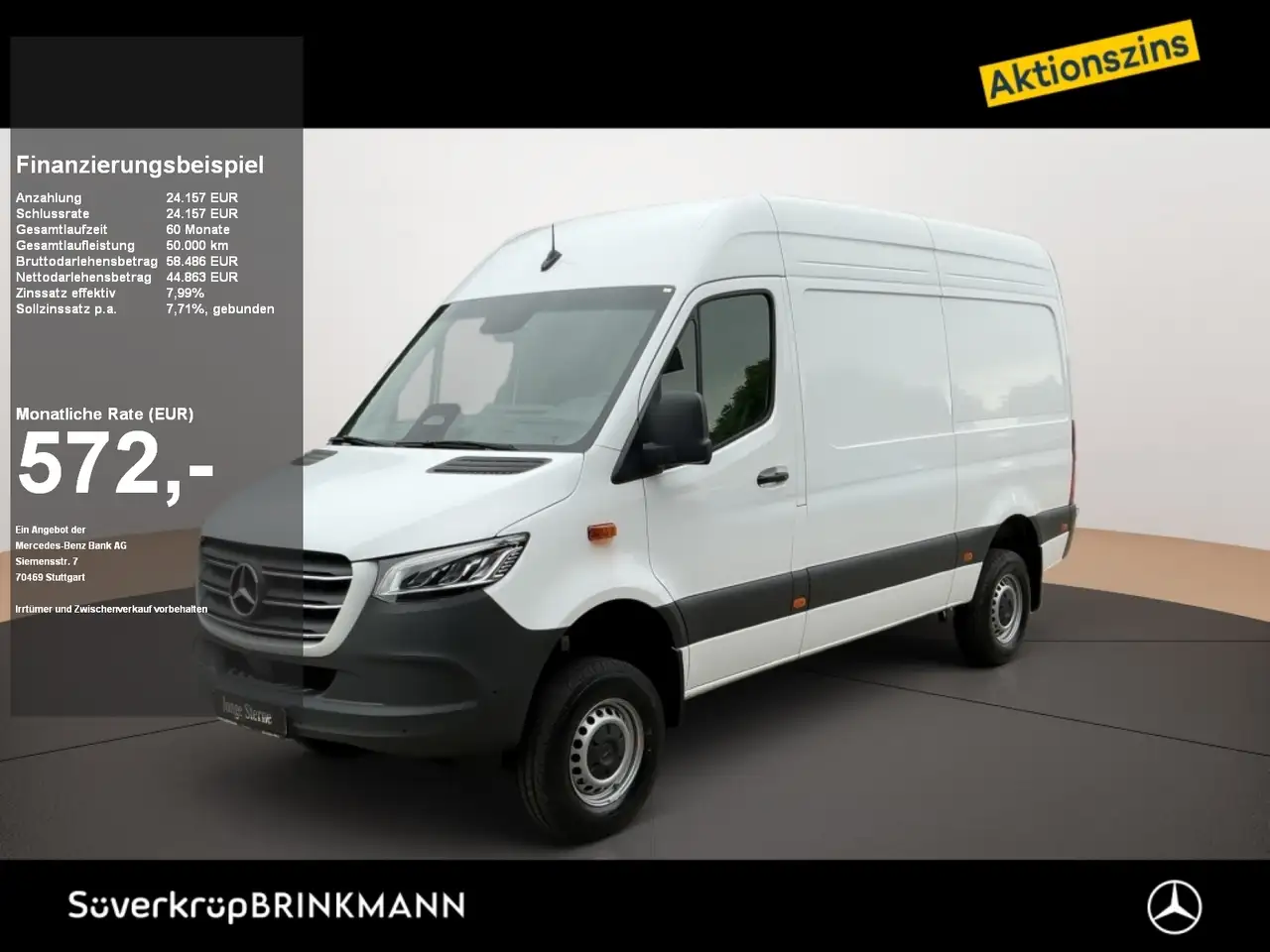 Mercedes-Benz Sprinter 319 KASTEN SELECT L2H2 ALLRAD KLIMA LED A — photo 1 of 16