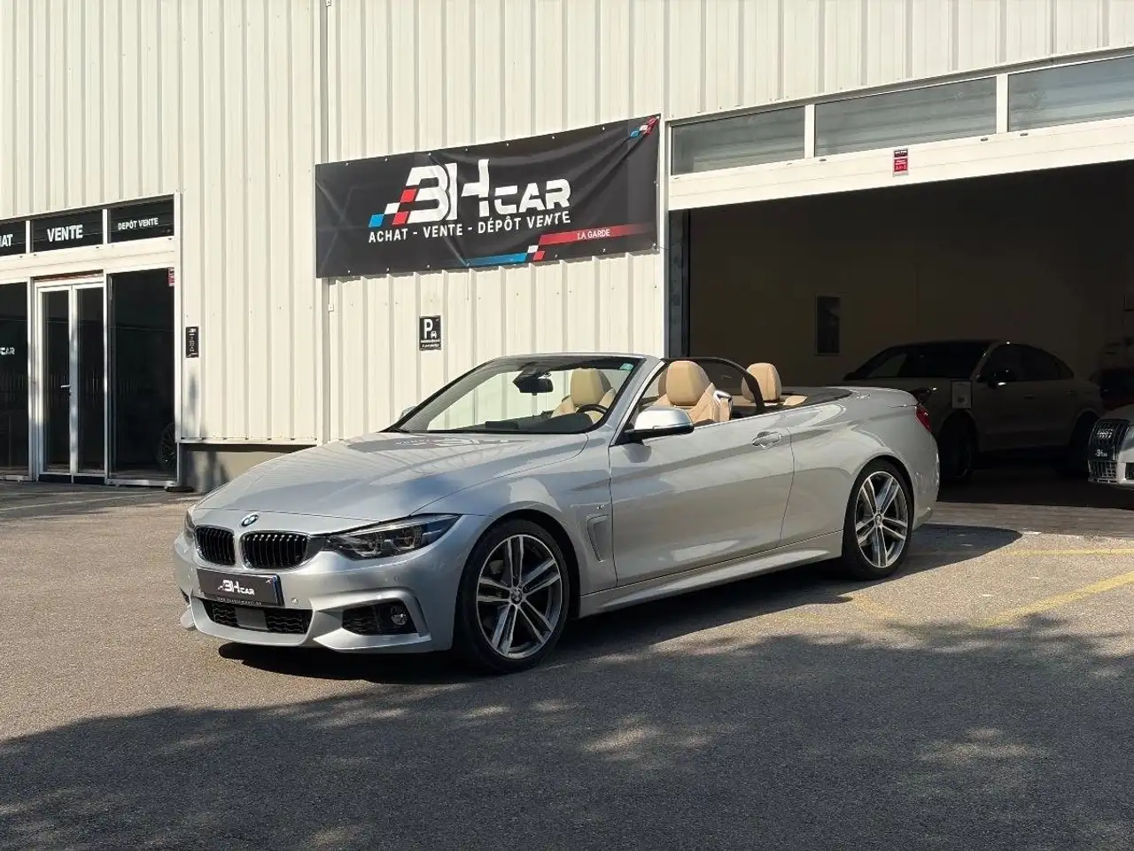 BMW 420 CABRIOLET 420i 2.0L 185cv M-SPORT BVA / CAMERA / HARMAN & KARDON / SUIVI / GARANTIE — photo 1 of 32