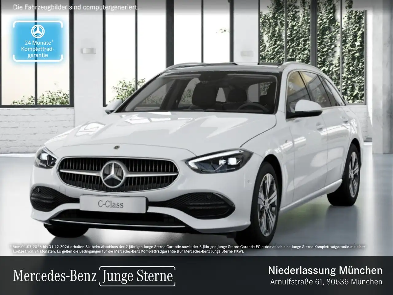 Mercedes-Benz C 300 e T AVANTG+PANO+LED+KAMERA+TOTW+KEYLESS+9G — photo 1 of 23