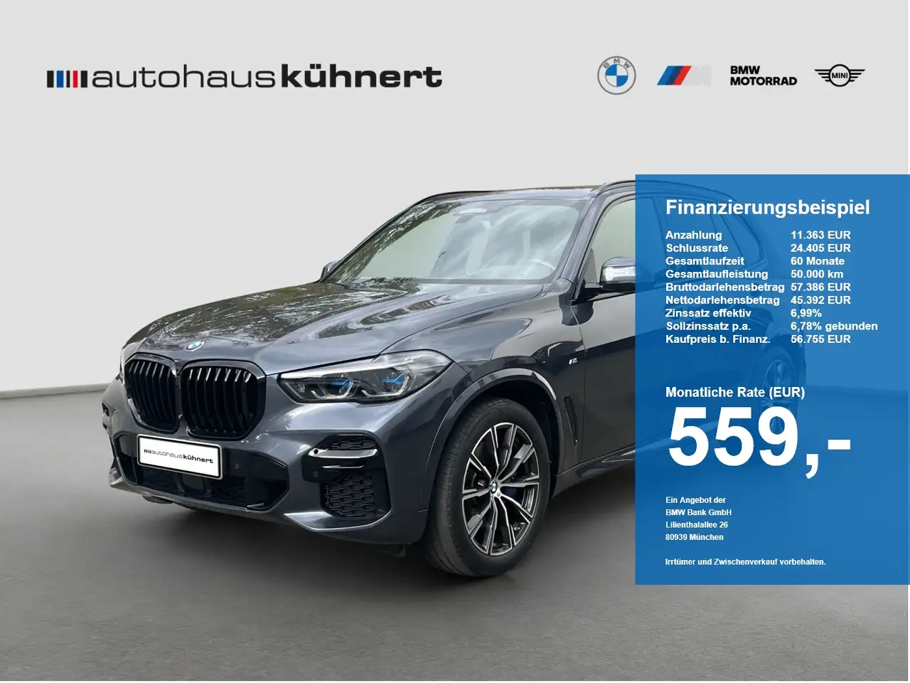 BMW X5 xDrive 30d M-Sport DisKey ACC Laser Aktivlkg. — photo 1 of 20