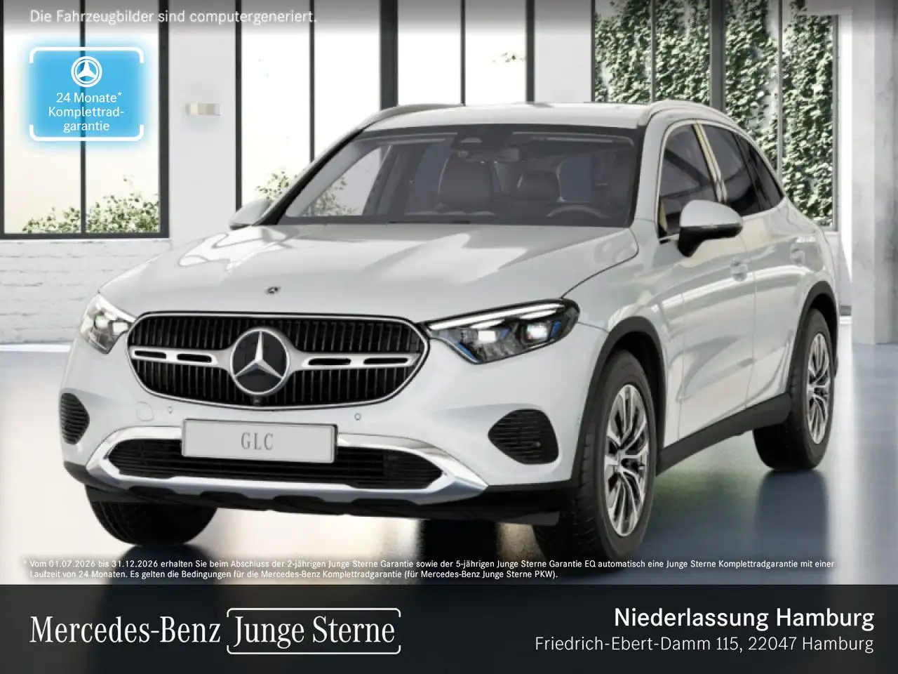Mercedes-Benz GLC 200 4M AVANTG+360+AHK+TOTW+KEYLESS+9G — photo 1 of 15