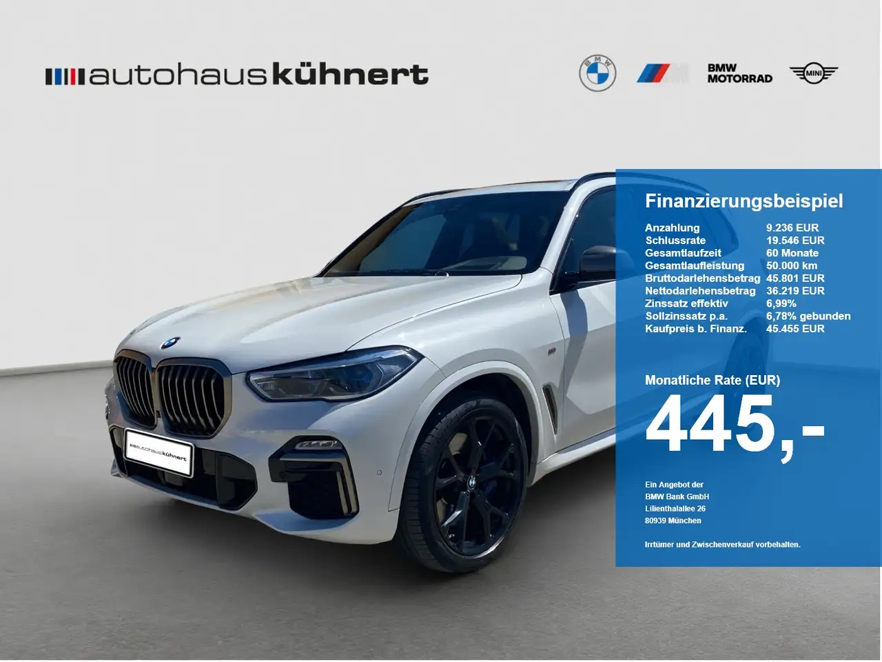 BMW X5 M d ///M-Sport Laser Pano StHzg HUD HiFi RFK — photo 1 of 19