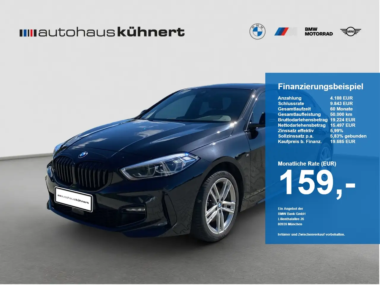 BMW 118 i M-Sport LED SpurAss Navi Sportsitz PDC — photo 1 of 20