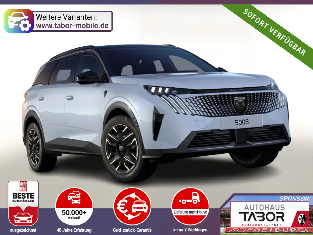 Peugeot 5008 Hybrid GT ACC 2xPDC Nav Kam SHZ LED UVP-36%* — photo 1 of 15