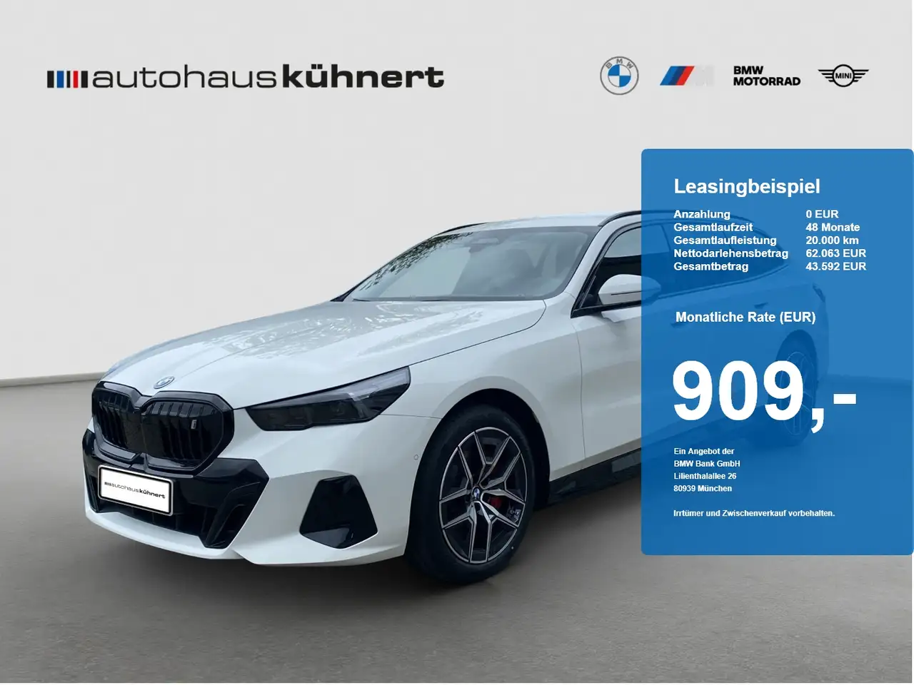 BMW i5 xDrive40 Touring UPE 97.380 EUR ///M-Sport AHK — photo 1 of 20