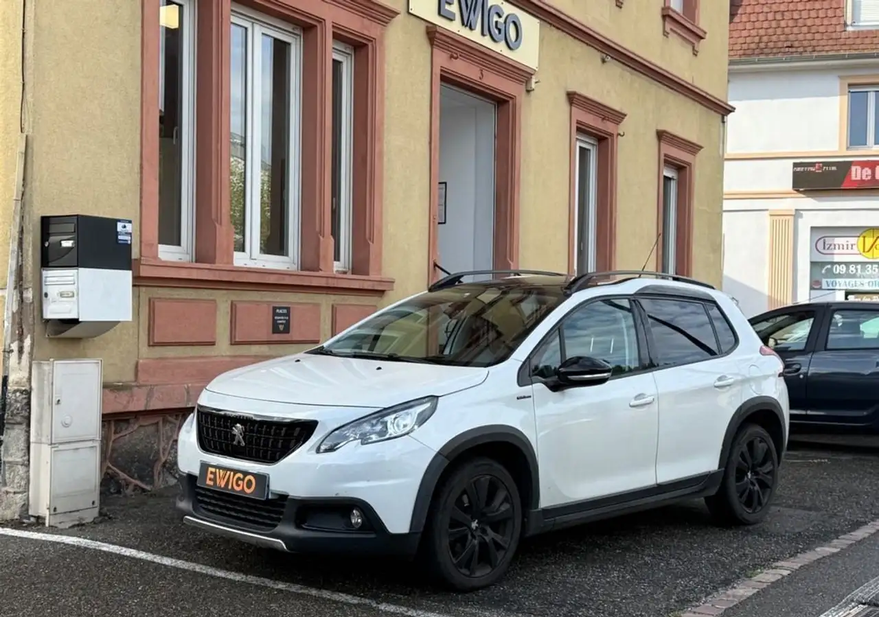 Peugeot 2008 generation-i 1.2 110 allure gt line-eat-bva-toit panoramique-camera de recul-garantie 6 mois — photo 1 of 30