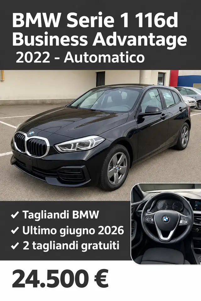 BMW 116 116d Business Advantage auto — photo 1 of 8