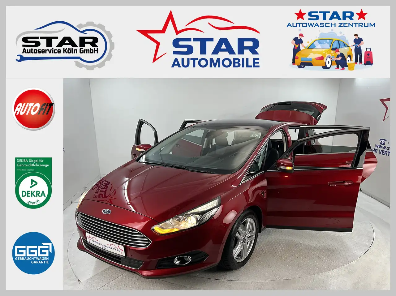 Ford S-Max S-MAX Titanium 2.0 EcoBoost Automatik KeyFree LED — photo 1 of 40