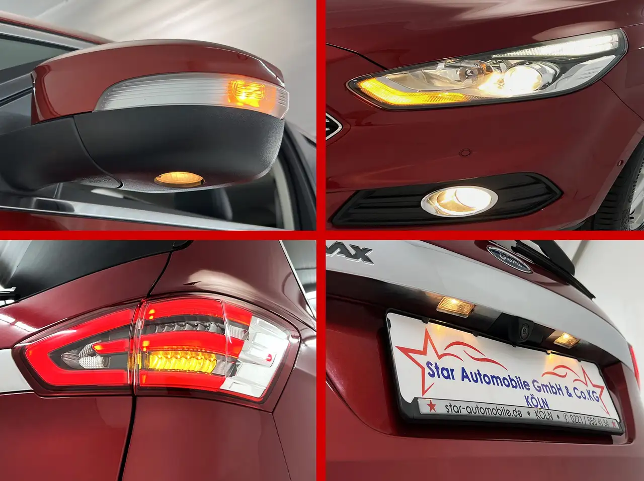 2017 Ford S-Max S-MAX Titanium 2.0 EcoBoost Automatik KeyFree LED, photograph 12