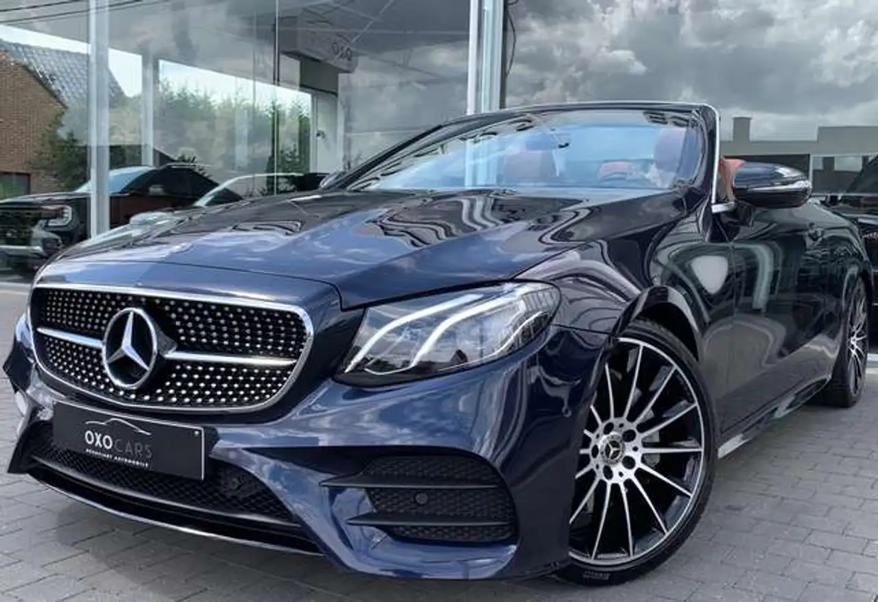 Mercedes-Benz E 200 Cabriolet 184CV / Pack AMG / Cuir COGNAC / Gps / Cruise / Eclairage d’ambiance / Jantes 20 / Airscarf / LED / GARA — photo 1 of 34