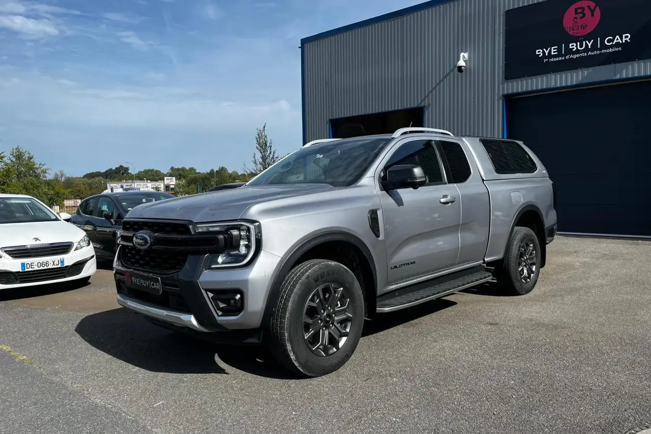 Ford Ranger Ranger 2.0 TDCI 205CH BVA e-AWD 4x4 SUPER CABINE Wildtrak TVA RECUP SOCIETE 2 PL GARANTIE 12 MOIS — photo 1 of 24