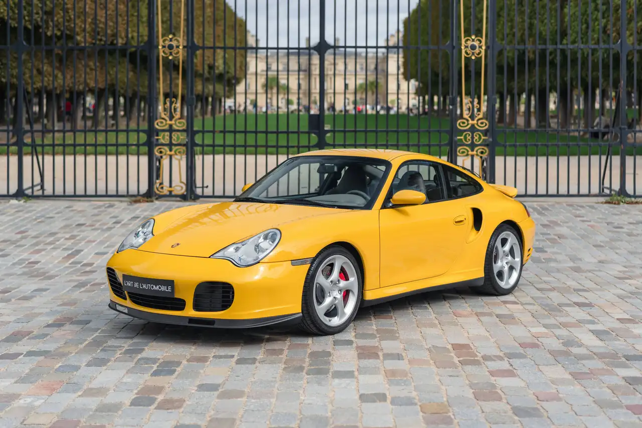 Porsche 996 Turbo - Speed Yellow, first paint, serviced, rare without sunroof — photo 1 of 37