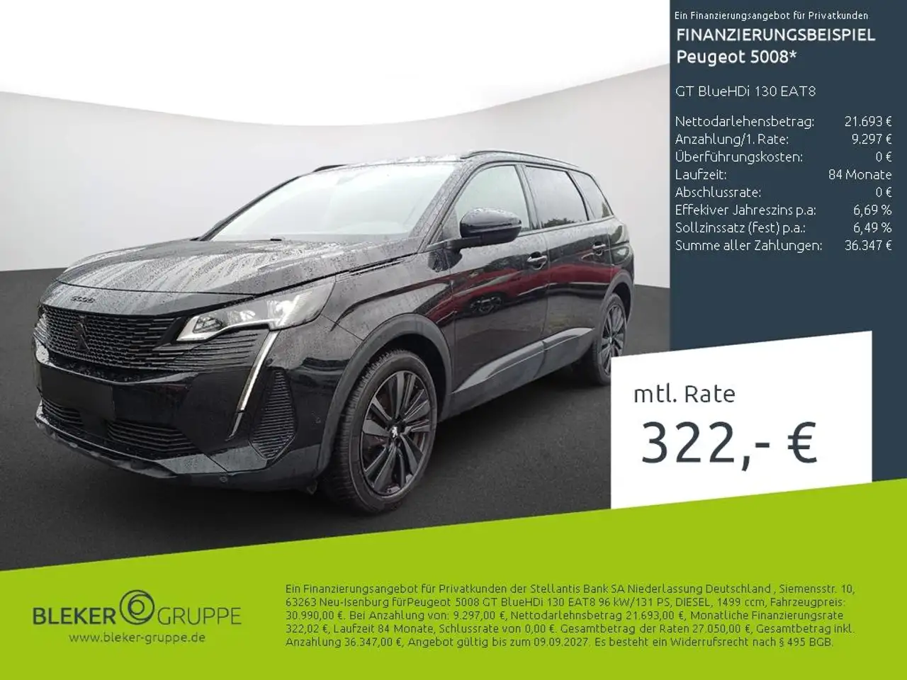 Peugeot 5008 GT BlueHDi 130 EAT8 — photo 1 of 15