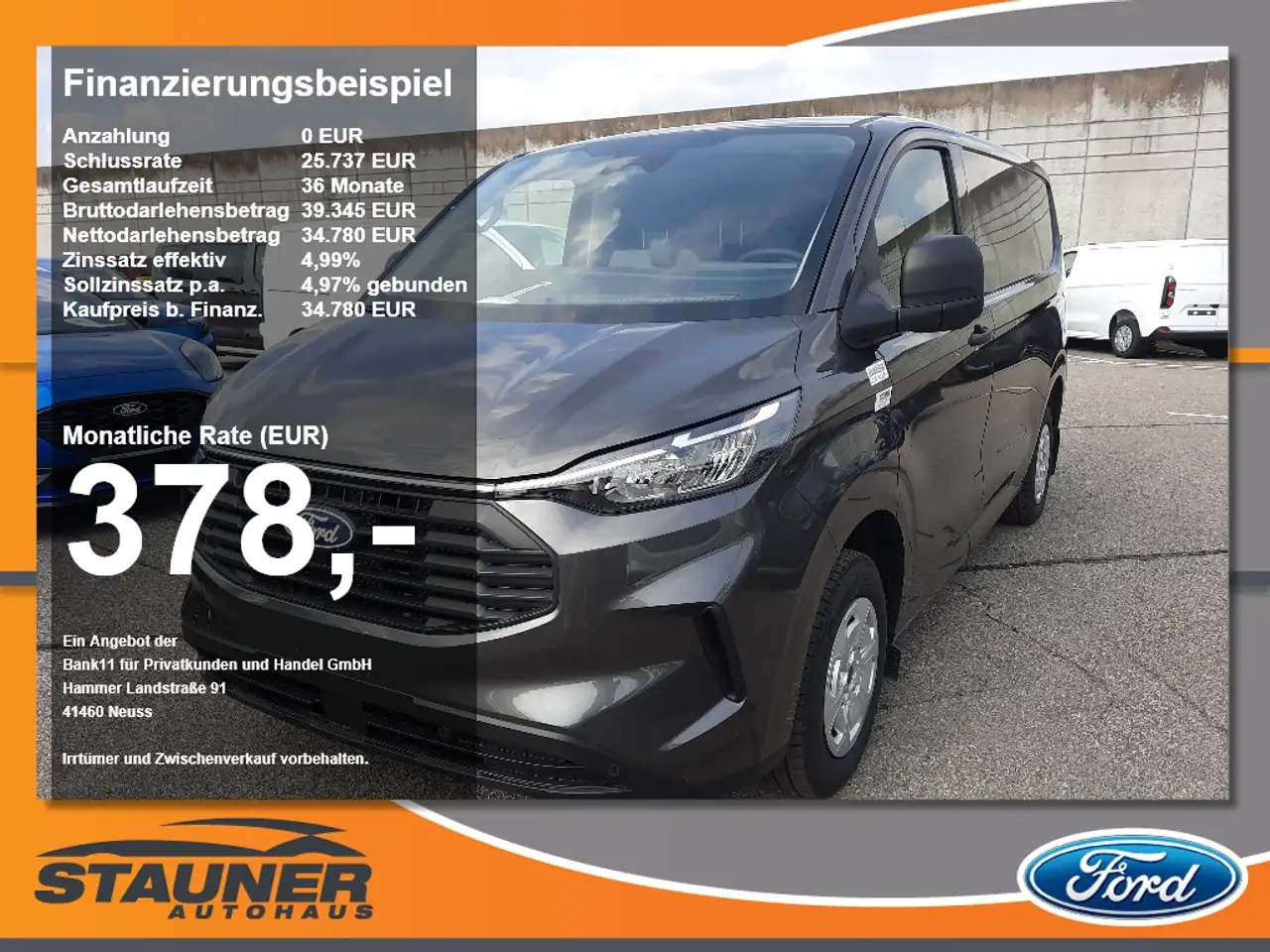 Ford Transit Custom Trend 280L1 RFK Frontscheibe beh. — photo 1 of 31