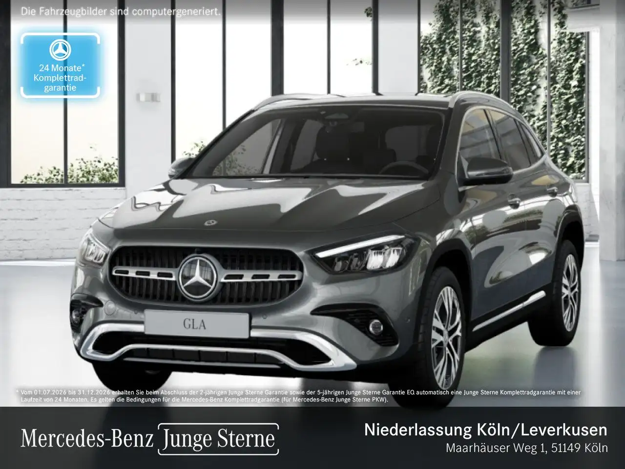 Mercedes-Benz GLA 200 PROGRESSIVE+360°+LED+TOTW+KEYLESS+7G — photo 1 of 15