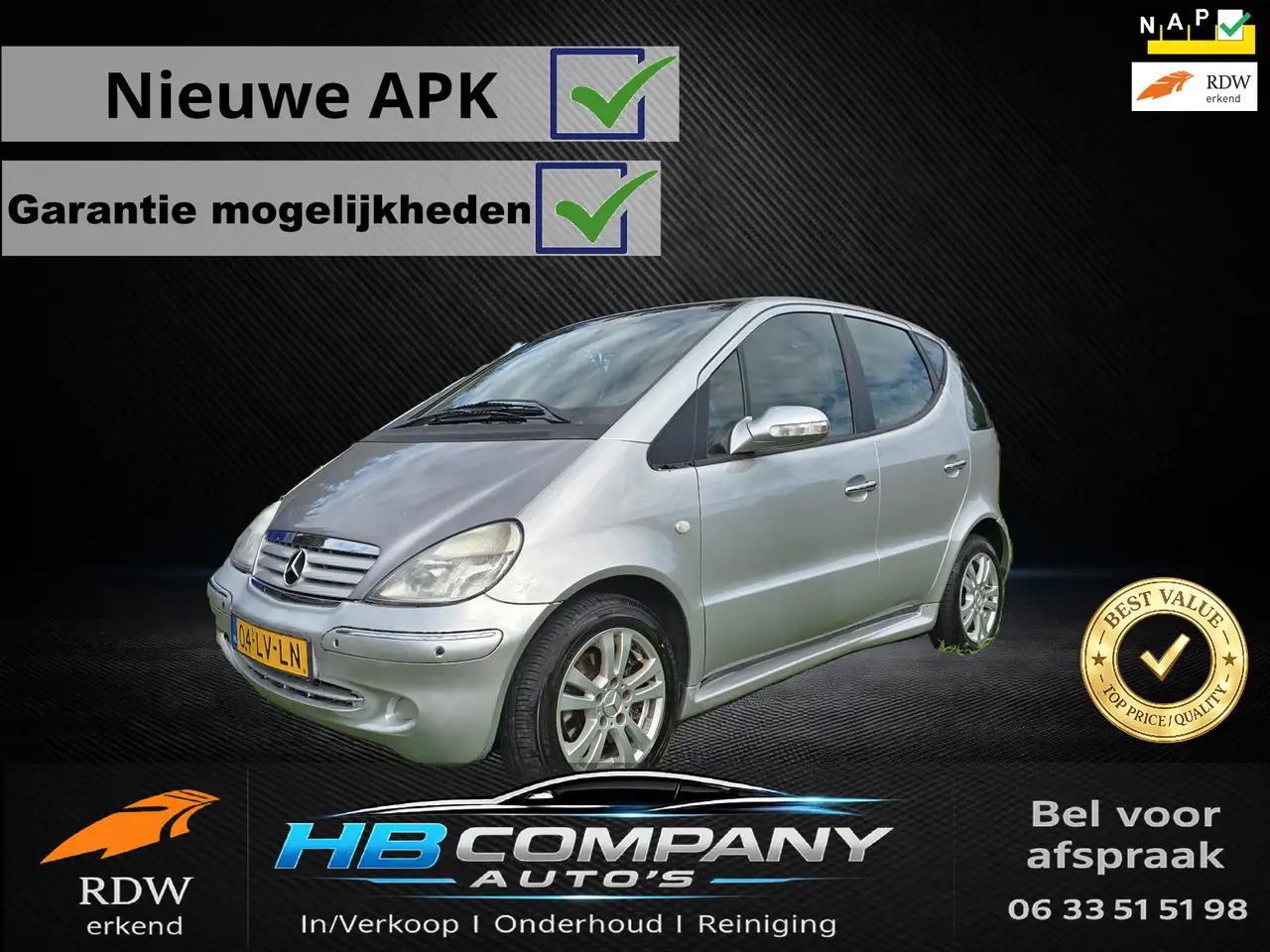 Mercedes-Benz A 210 Evolution Avantgarde | Carplay | Nieuwe APK | NAP — photo 1 of 24