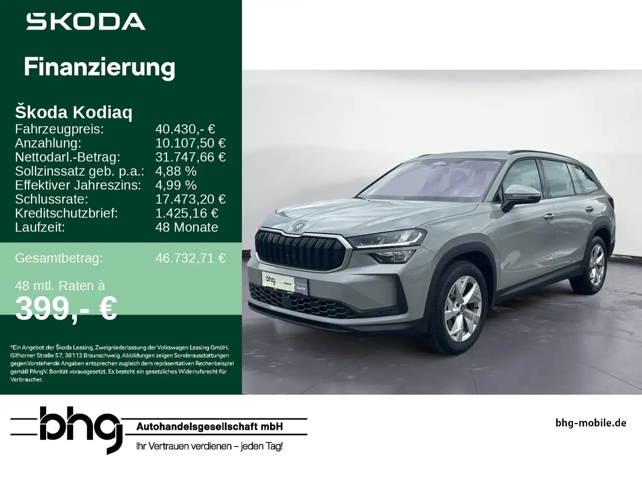 Skoda Kodiaq 1.5 TSI mHEV DSG AHK Komfort Fahrassisten — photo 1 of 22