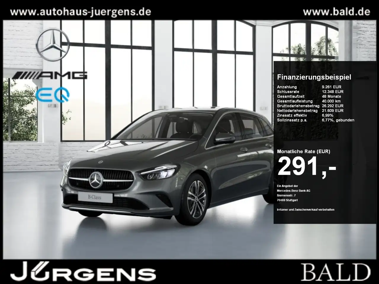 Mercedes-Benz B 200 Progressive+Distr+ILS+Cam+LED+Navi+Wide — photo 1 of 10