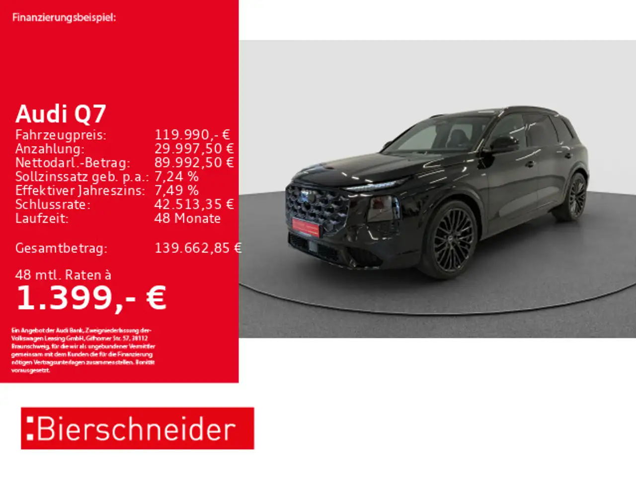 Audi Q7 TDI qu NEUES MODELL! S-Line 23 AHK PANO HuD T — photo 1 of 15