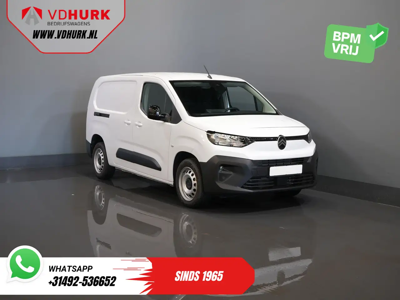 Peugeot Partner (Citroen Berlingo) 1.5 HDi 100 pk L2 Carplay/ Stoe — photo 1 of 27