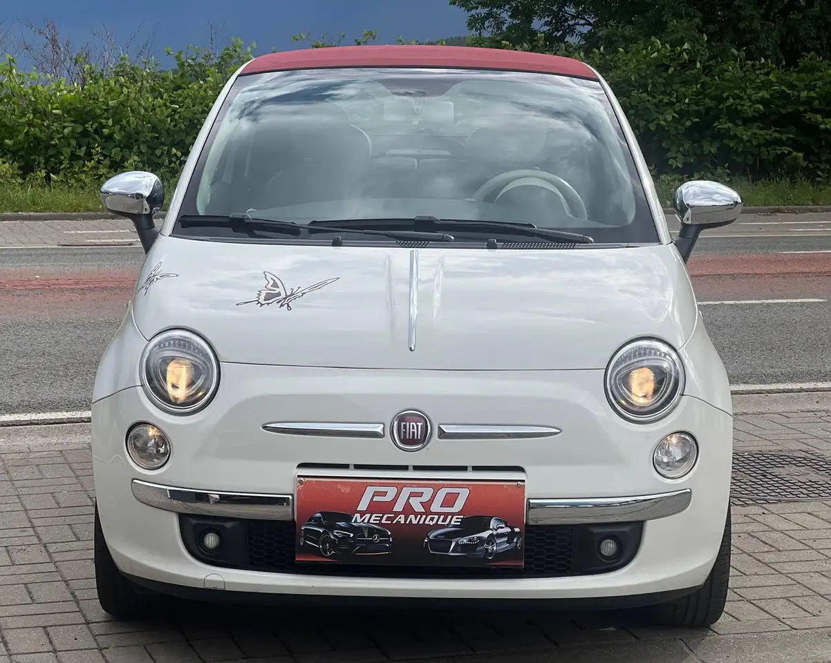 Fiat 500C 1.2i Lounge Stop*Cabriolet*1e Propriétaire*Carnet*Clim*Cuir*Ve*Re*Vc*ja*etc — photo 1 of 15