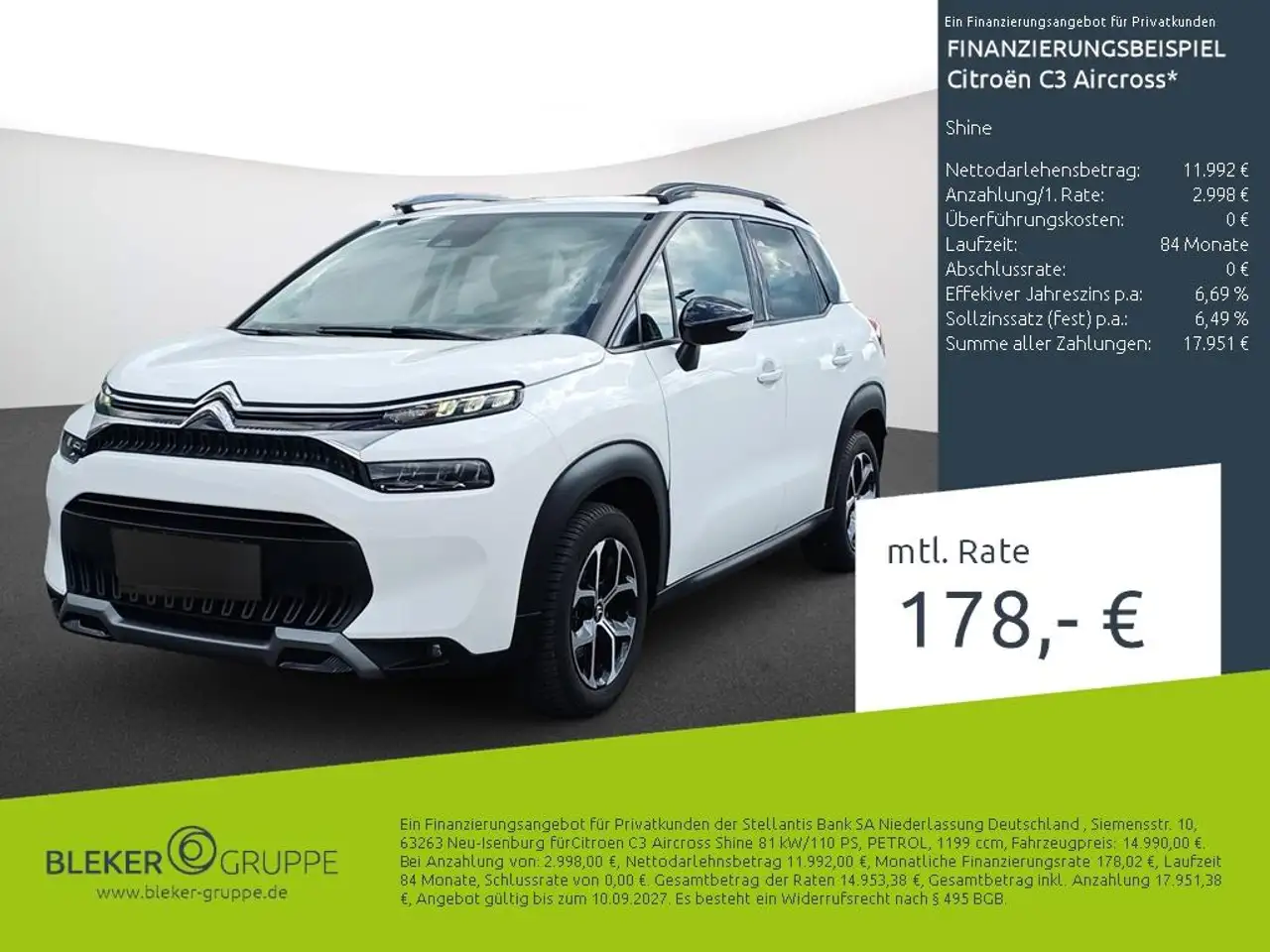 Citroen C3 Aircross Shine — photo 1 of 15