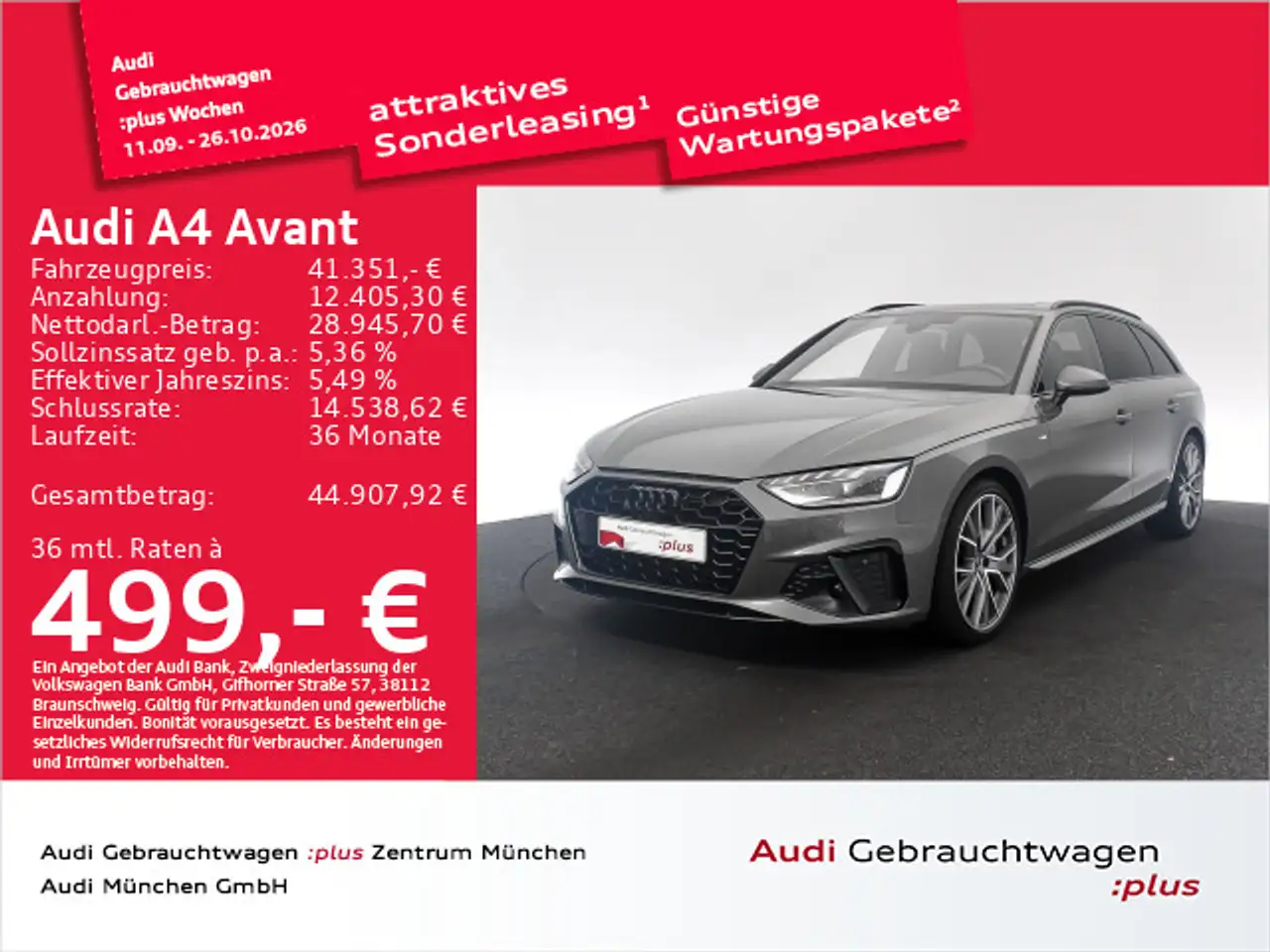 Audi A4 40 TFSI S tronic 2x S line Pano/StdHzg/ — photo 1 of 26