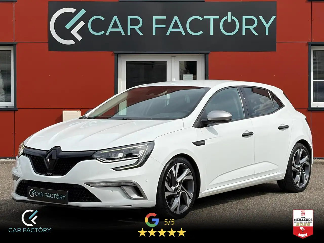 Renault Megane GT 1.6 205 BVA 4Control GPS Camera Carplay sièges chauffants Garantie 1an — photo 1 of 31