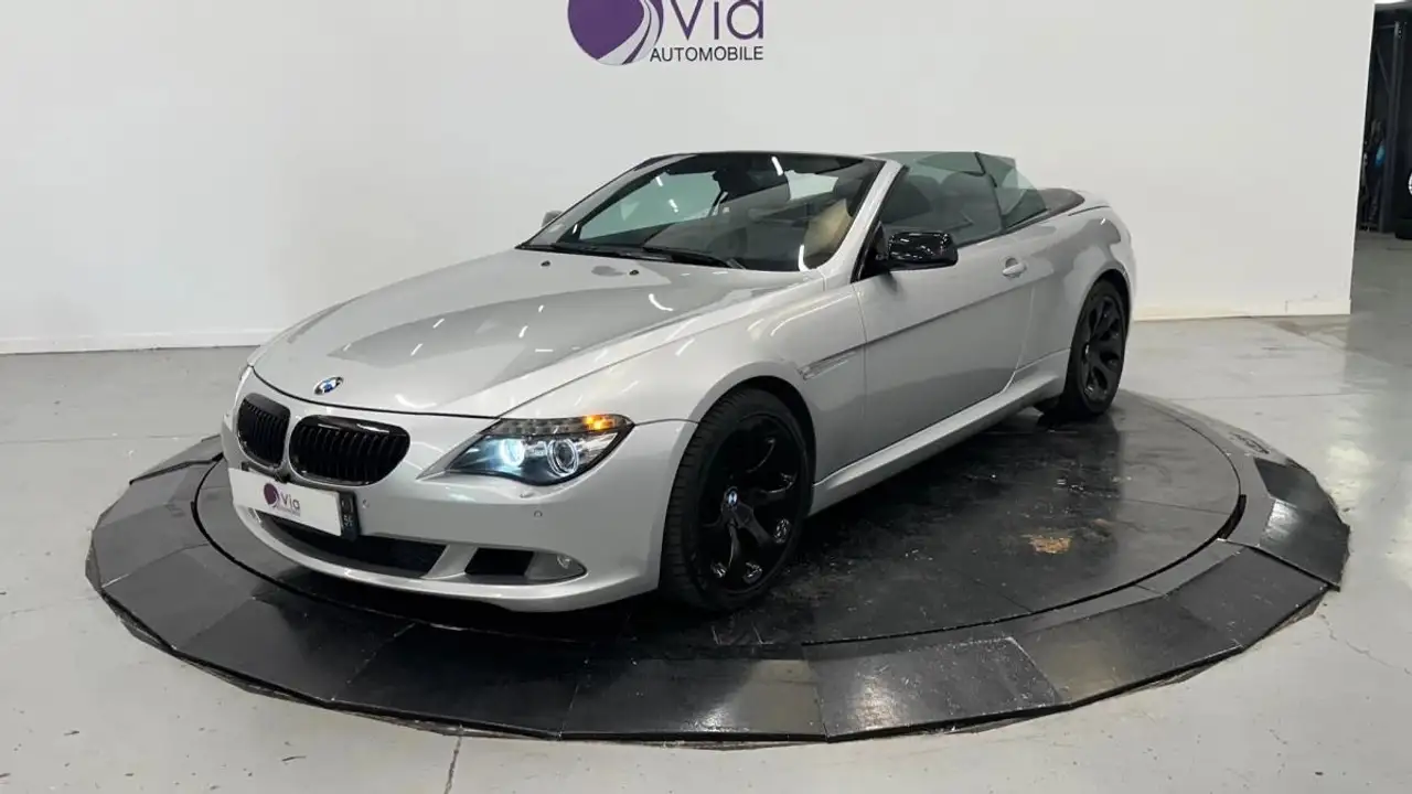 BMW 650 650I 650 I 368 ch Cabriolet / SIÉGES ELECTRIQUE / CUIR — photo 1 of 22