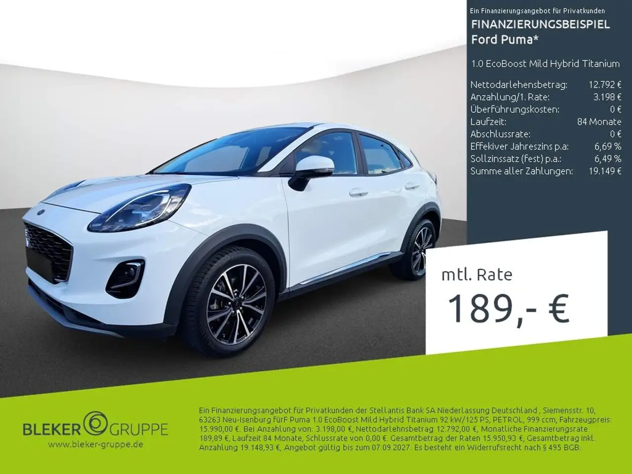 Ford Puma 1.0 EcoBoost Mild Hybrid Titanium — photo 1 of 15