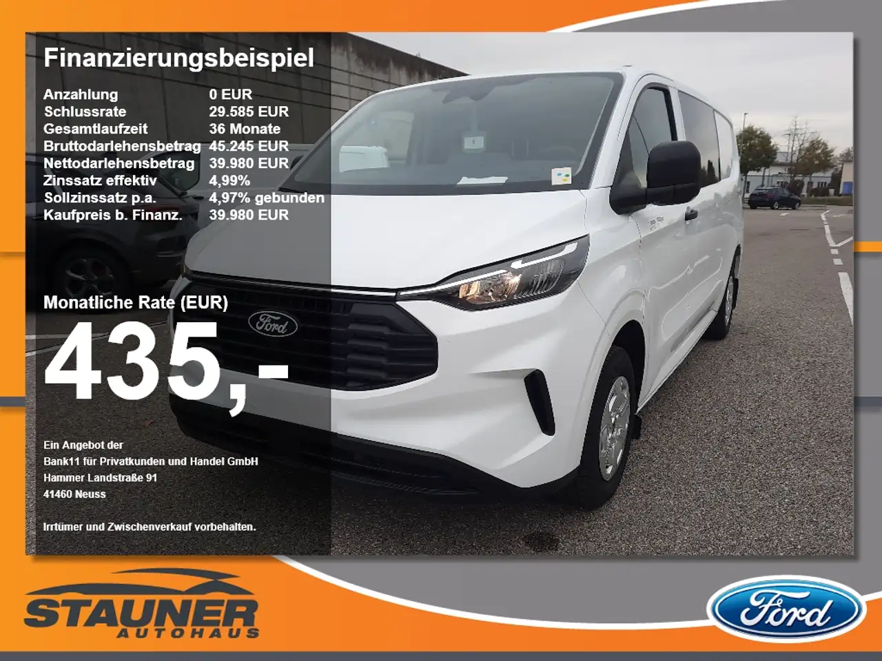Ford Transit Custom Doka Trend 320L2 — photo 1 of 31