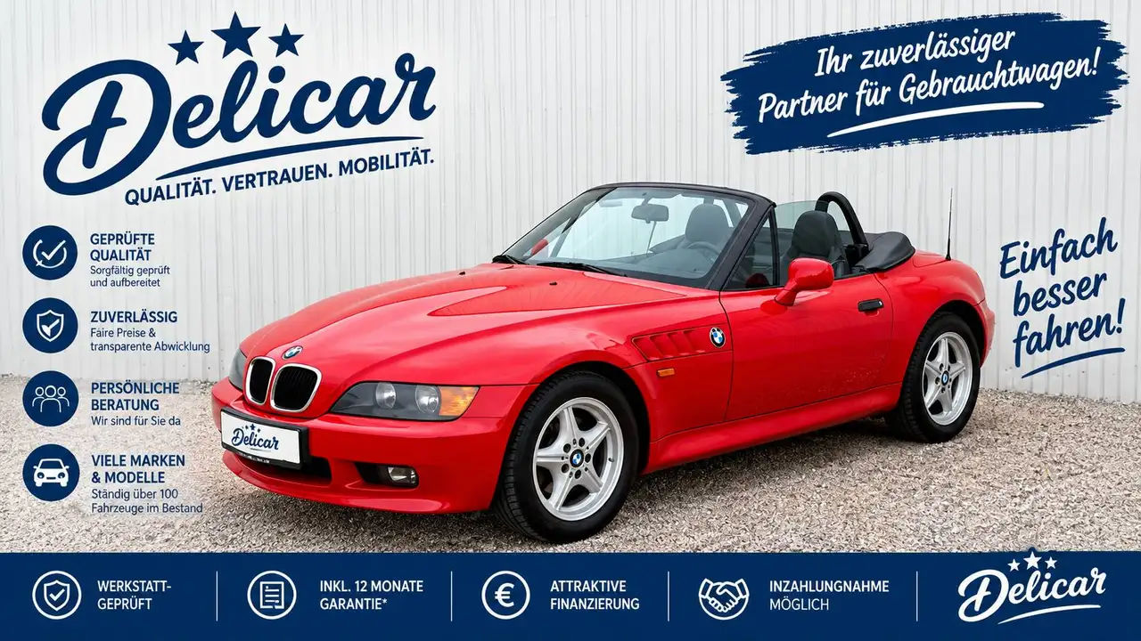 BMW Z3 Z 3 1,8 Garagen Fahrzeug aus Erstbesitz — photo 1 of 21