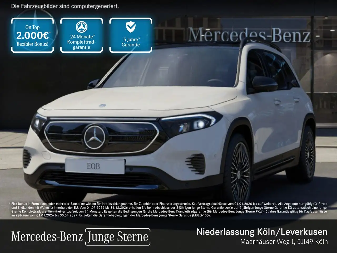Mercedes-Benz EQB 250 PROG+NIGHT+20"+PLUS-PAKET+PANO+360+KEYLESS — photo 1 of 15