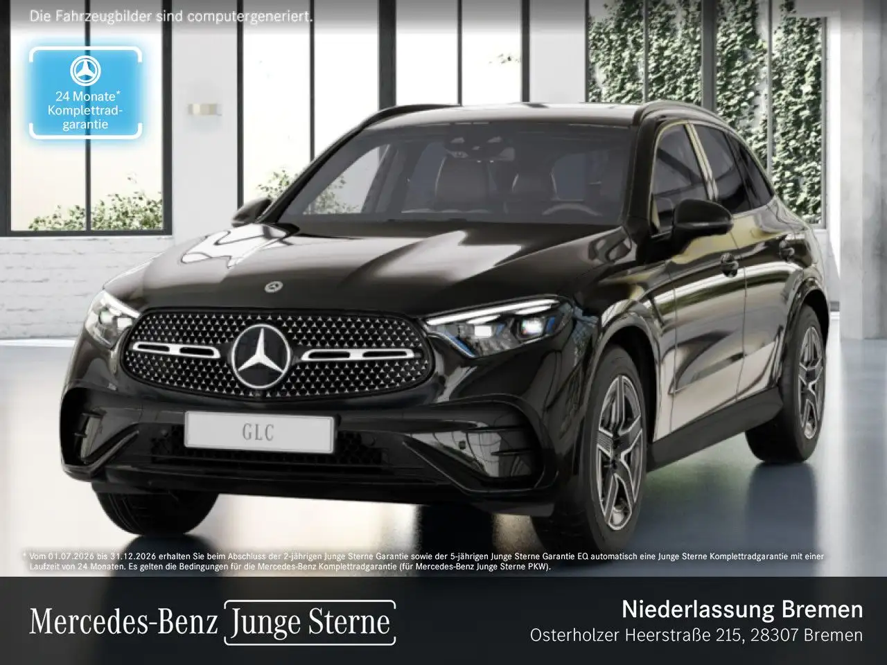 Mercedes-Benz GLC 300 de 4M AMG+NIGHT+360+AHK+KEYLESS+9G — photo 1 of 23