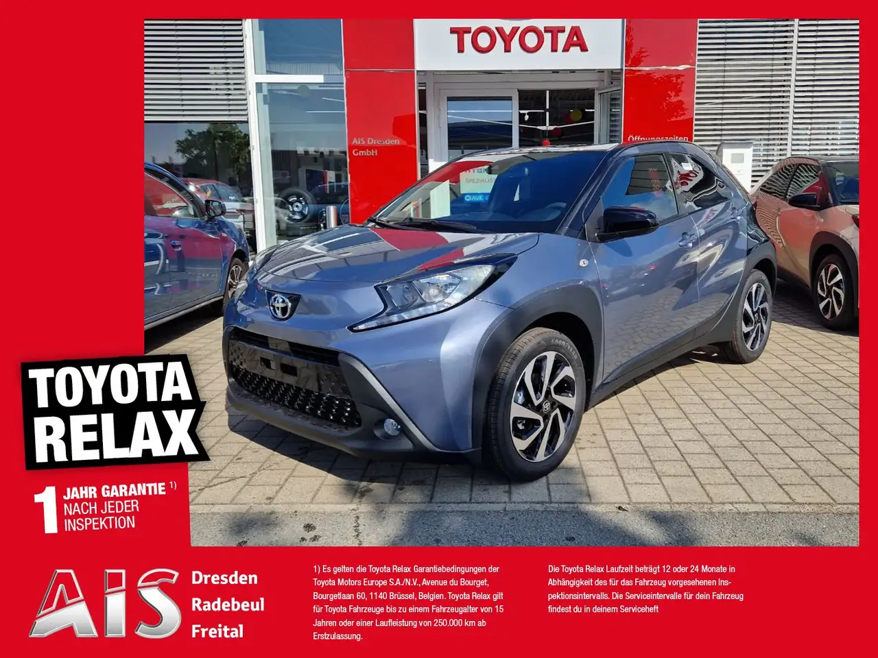 Toyota Aygo X 1.0 Teamplayer ACC+SHZ+Fernlichtass.+Kam. — photo 1 of 20
