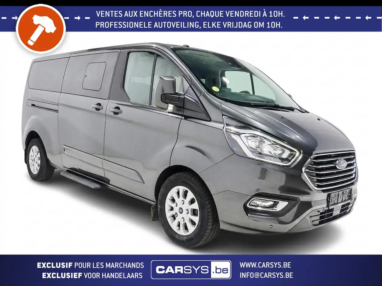 Ford Tourneo CUSTOM 2.0 D - 170 - 8 PLACES GPS - ATTELAGES — photo 1 of 15