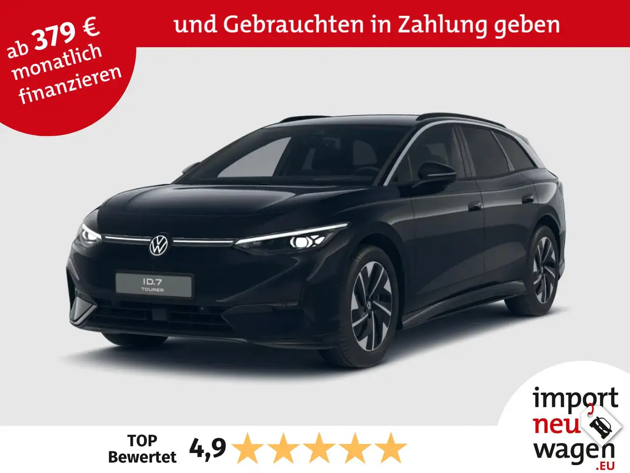 Volkswagen ID.7 Tourer Pro AHK+IQLight+360°+Discover Pro+HUD uvm — photo 1 of 10